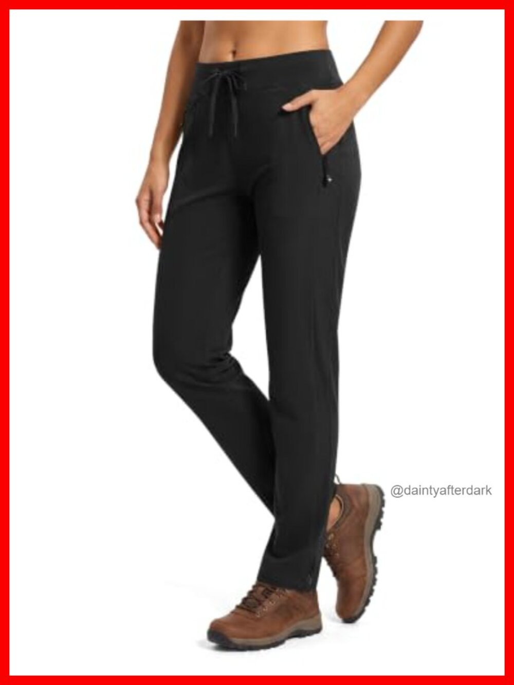 Lightweight Water Resistant Stretch Hiking Pants Joggers